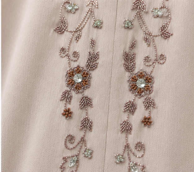 Aleena Beaded Floral Abaya