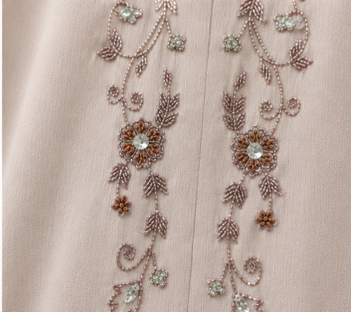 Aleena Beaded Floral Abaya