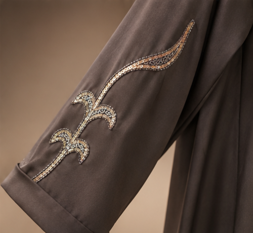 Anisa Sequin Tulip Abaya