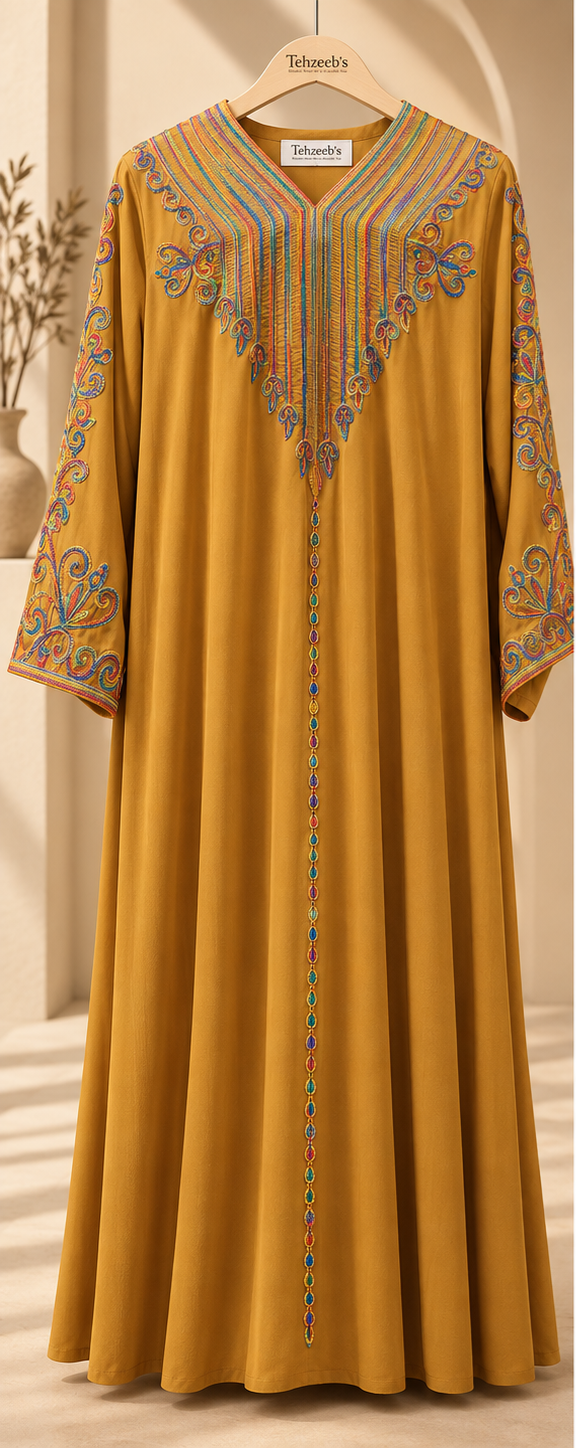 Areeba Paisley Jalabiya