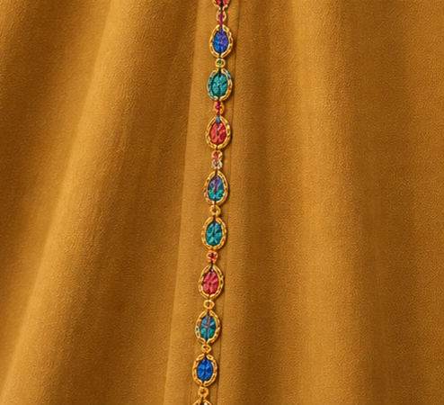 Areeba Paisley Jalabiya