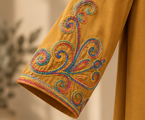 Areeba Paisley Jalabiya