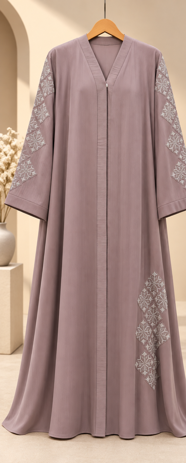 Ayat Geometric Panel Abaya