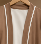 Hafsa Piped Open Abaya