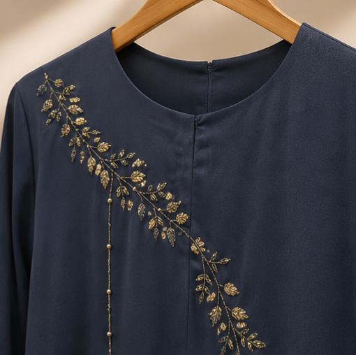 Hiba Golden Vine Abaya