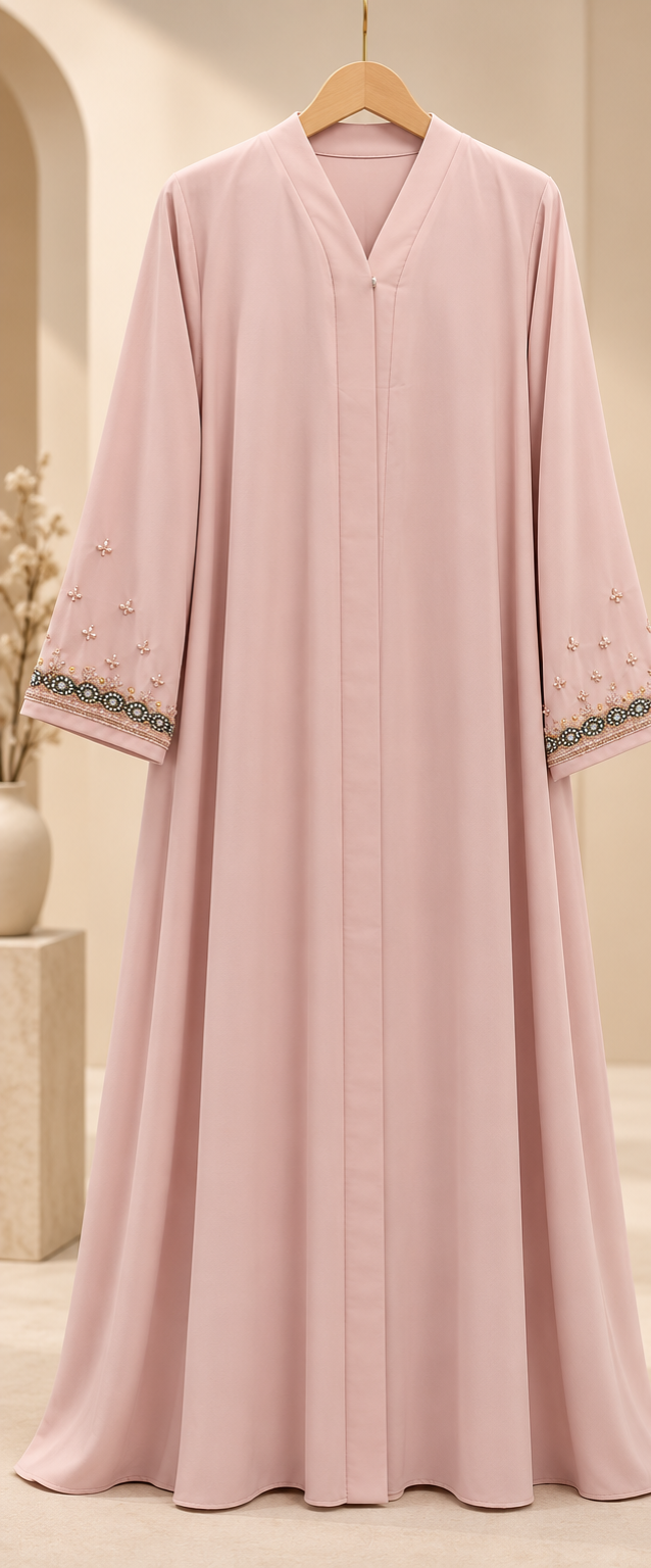 Hooriya Kundan Cuff Abaya