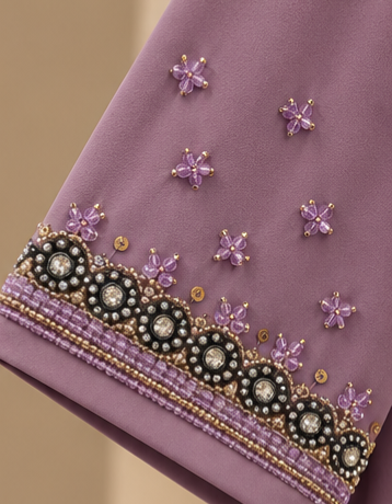 Hooriya Kundan Cuff Abaya