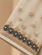 Hooriya Kundan Cuff Abaya