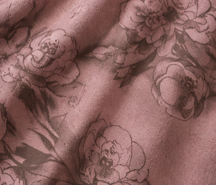 Mehrunisa Rose Print Abaya