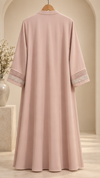 Nashwa Pintuck Crystal Abaya