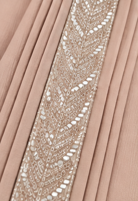 Nashwa Pintuck Crystal Abaya