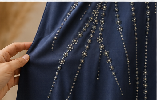 Rayana Crystal Fan Abaya