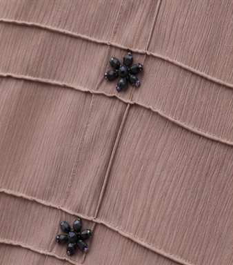 Rida Amethyst Lattice Abaya