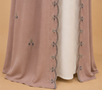 Sadaf Scalloped Open Abaya