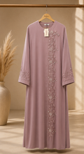 Samreen Tonal Placket Abaya