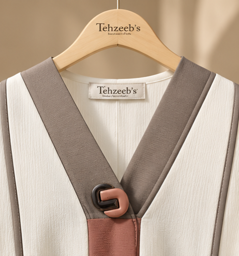 Sana Terracotta Panel Abaya